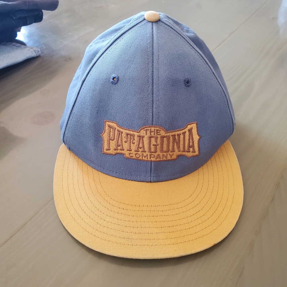 Patagonia Rail tie flat brim hat very rare